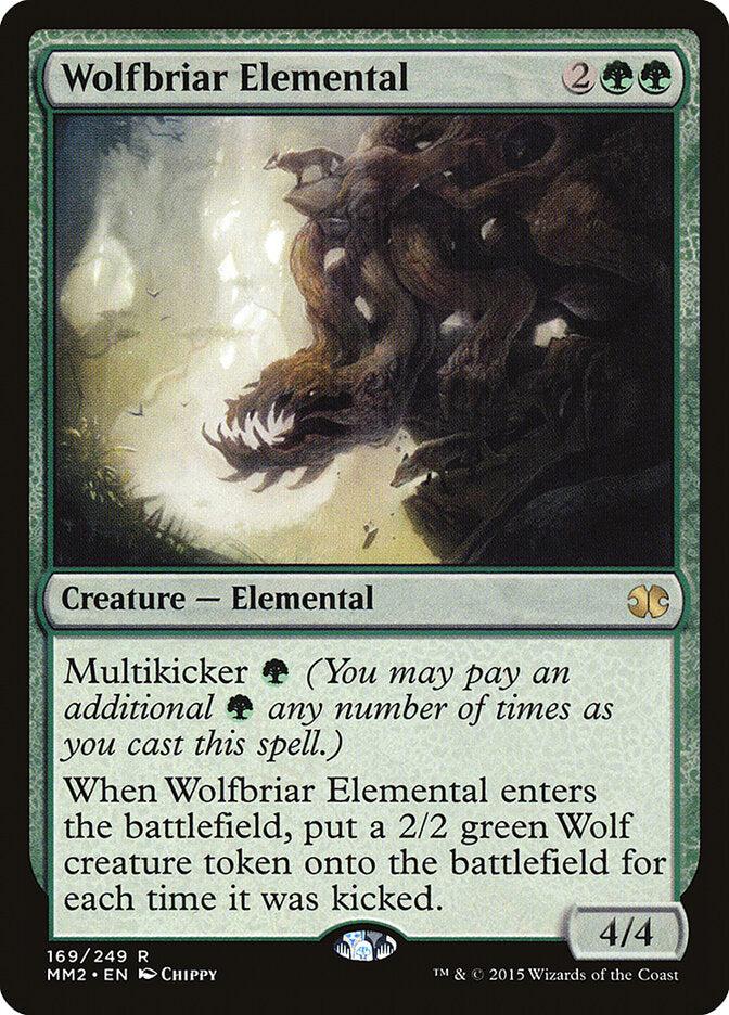 Wolfbriar Elemental, Modern Masters 2015 Card Art