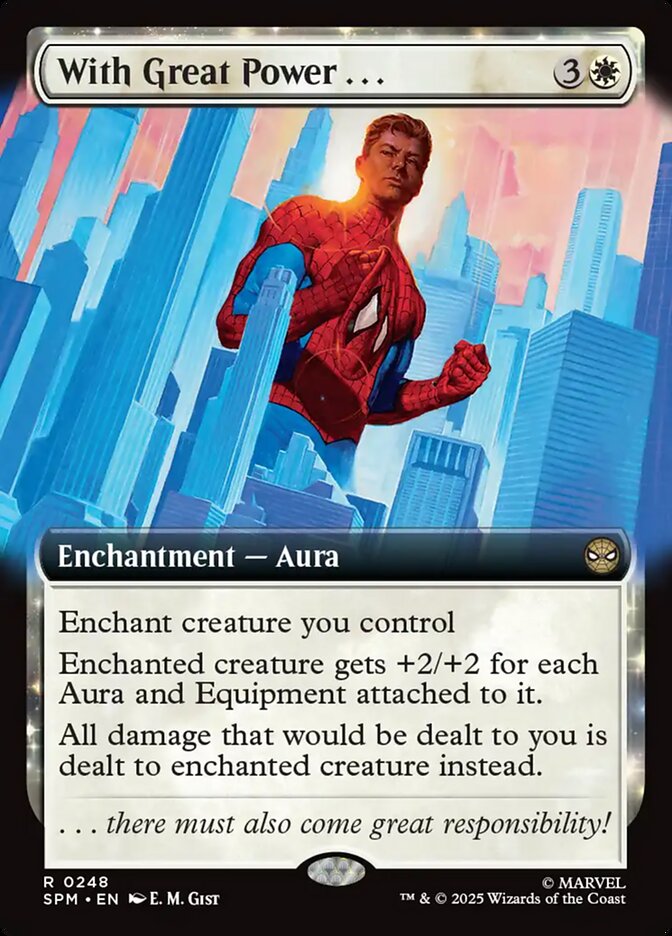 With Great Power..., Marvel'S Spider-Man Card Art