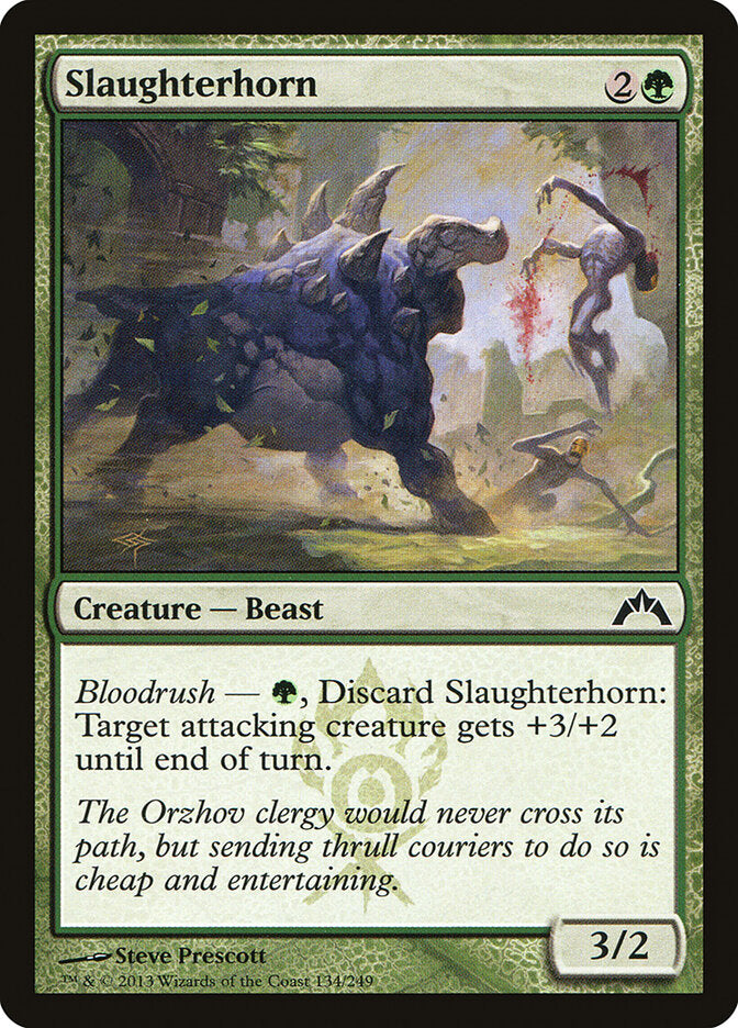 Slaughterhorn, Gatecrash Card Art
