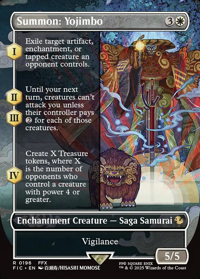 Summon: Yojimbo, Final Fantasy Commander Card Art