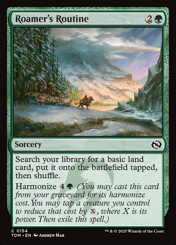 Roamer's Routine, Tarkir: Dragonstorm Card Art