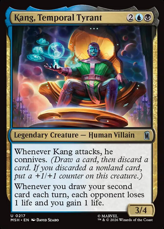 Kang, Temporal Tyrant, Marvel Super Heroes Card Art
