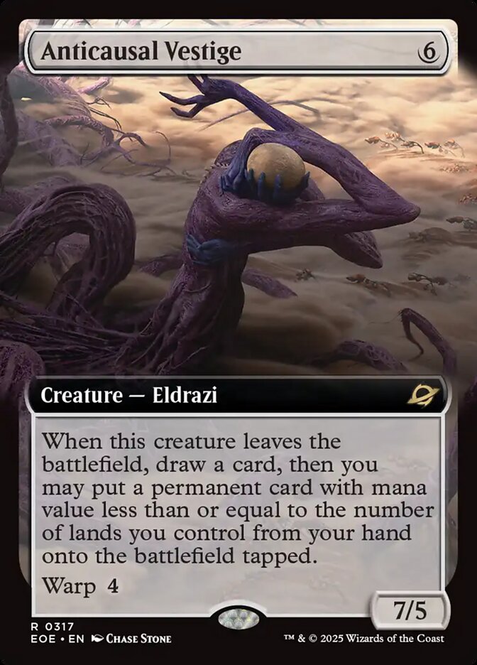 Anticausal Vestige, Edge Of Eternities Card Art