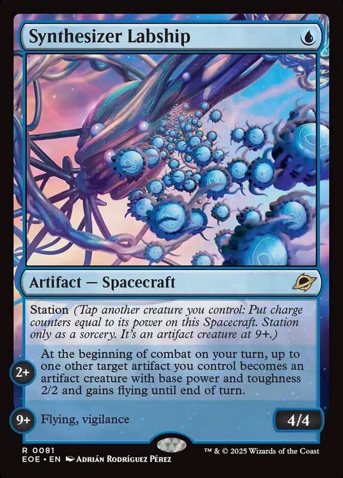 Synthesizer Labship, Edge of eternities Card Art