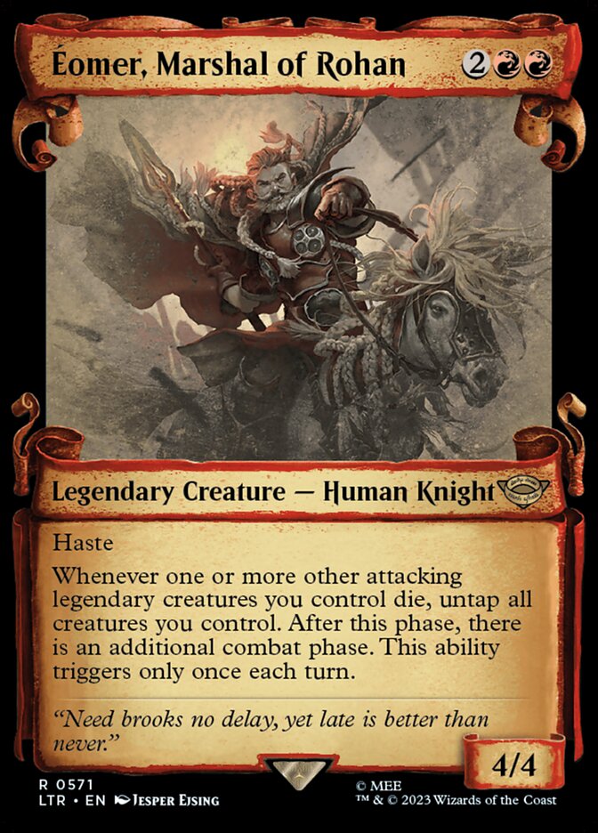 Éomer, Marshal of Rohan, The Lord Of The Rings: Tales Of Middle-Earth Card Art
