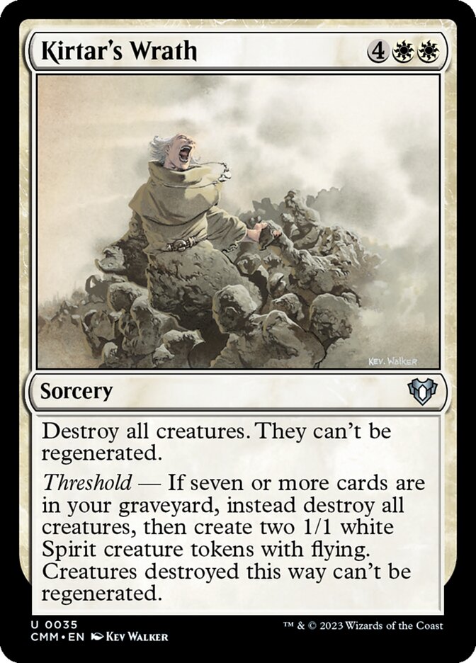Kirtar's Wrath, Commander Masters Card Art