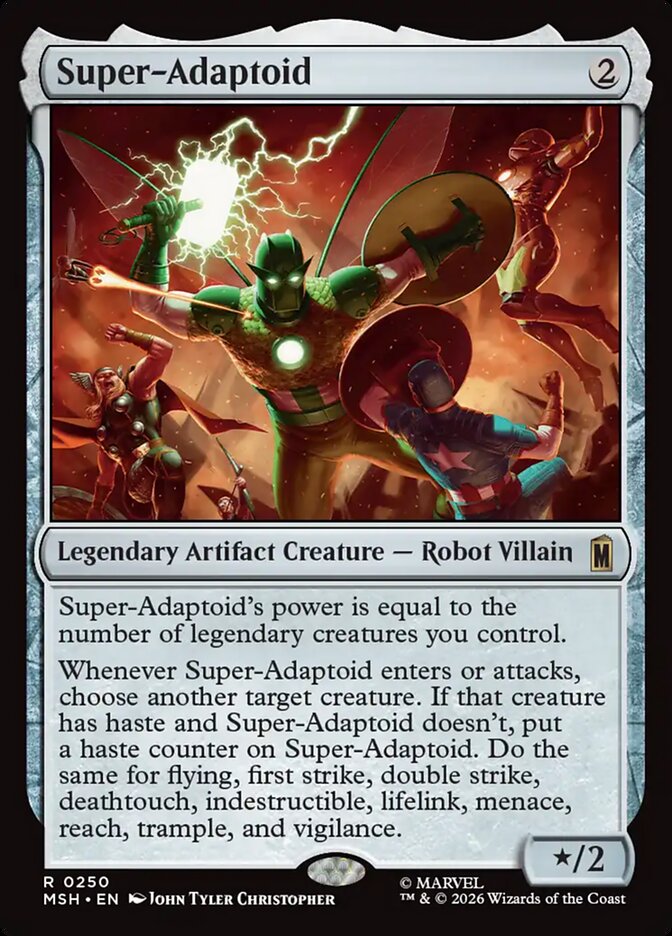 Super-Adaptoid, Marvel Super Heroes Card Art