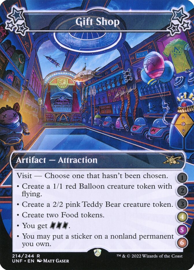 Gift Shop, Unfinity Card Art