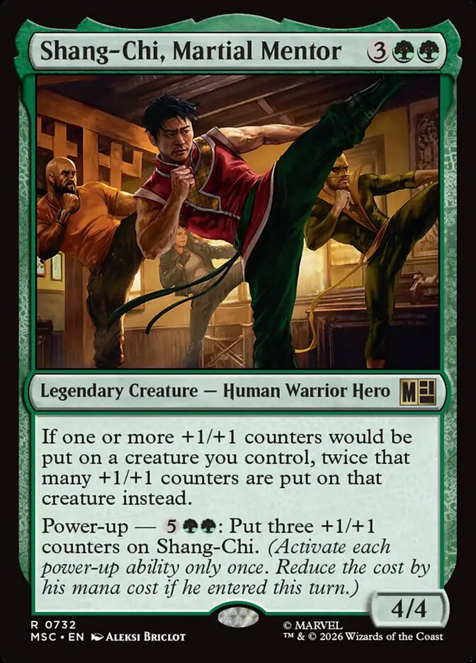 Shang-Chi, Martial Mentor, Marvel Super Heroes Commander Card Art