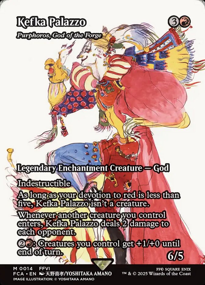 Purphoros, God of the Forge, Final fantasy: through the ages Card Art