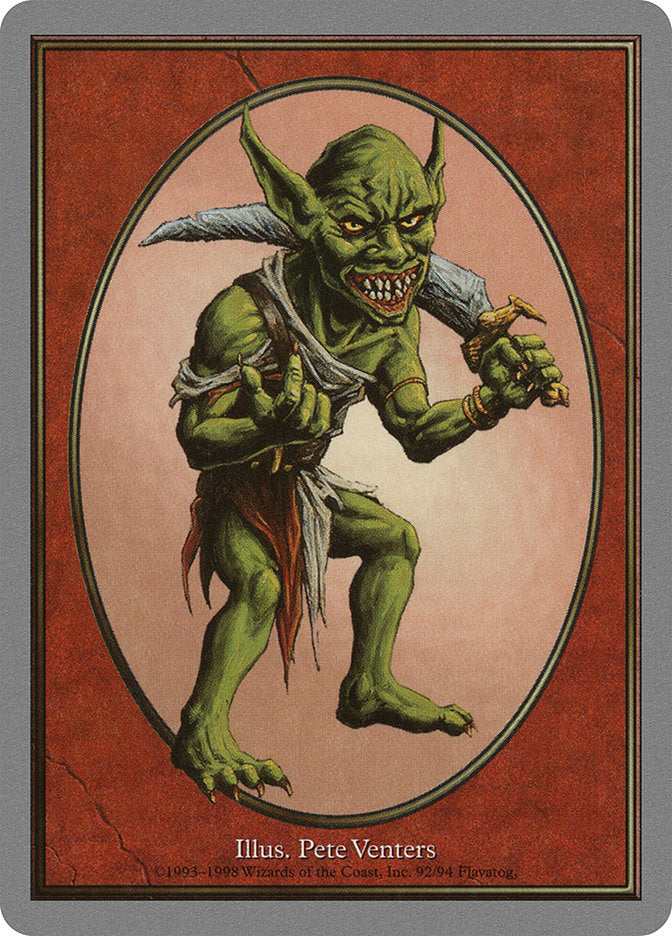 Goblin, Unglued tokens Card Art