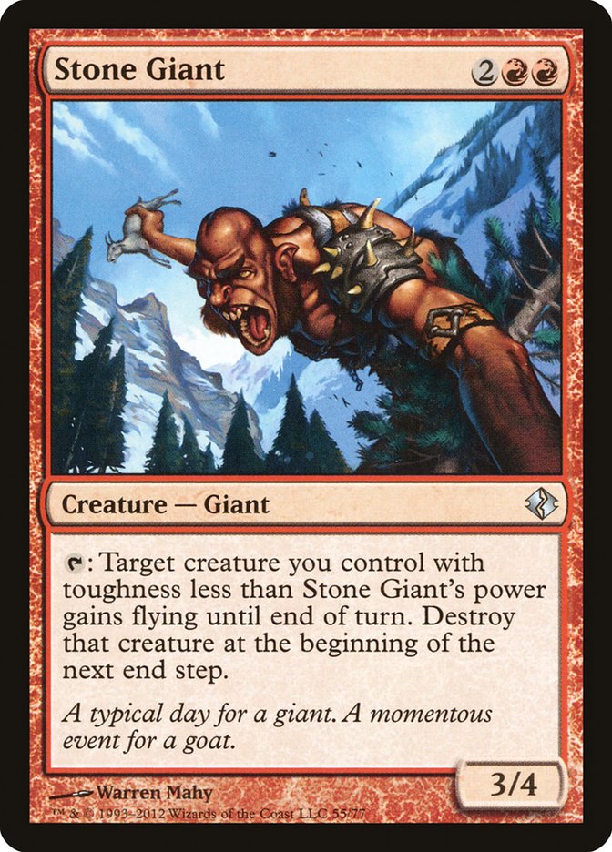 Stone Giant, Duel decks: venser vs. koth Card Art