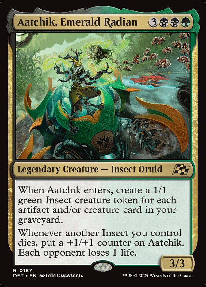 Aatchik, Emerald Radian, Aetherdrift Card Art