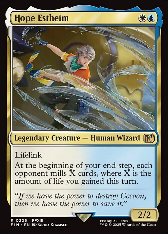 Hope Estheim, Final fantasy Card Art