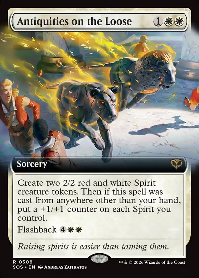 Antiquities on the Loose, Secrets Of Strixhaven Card Art