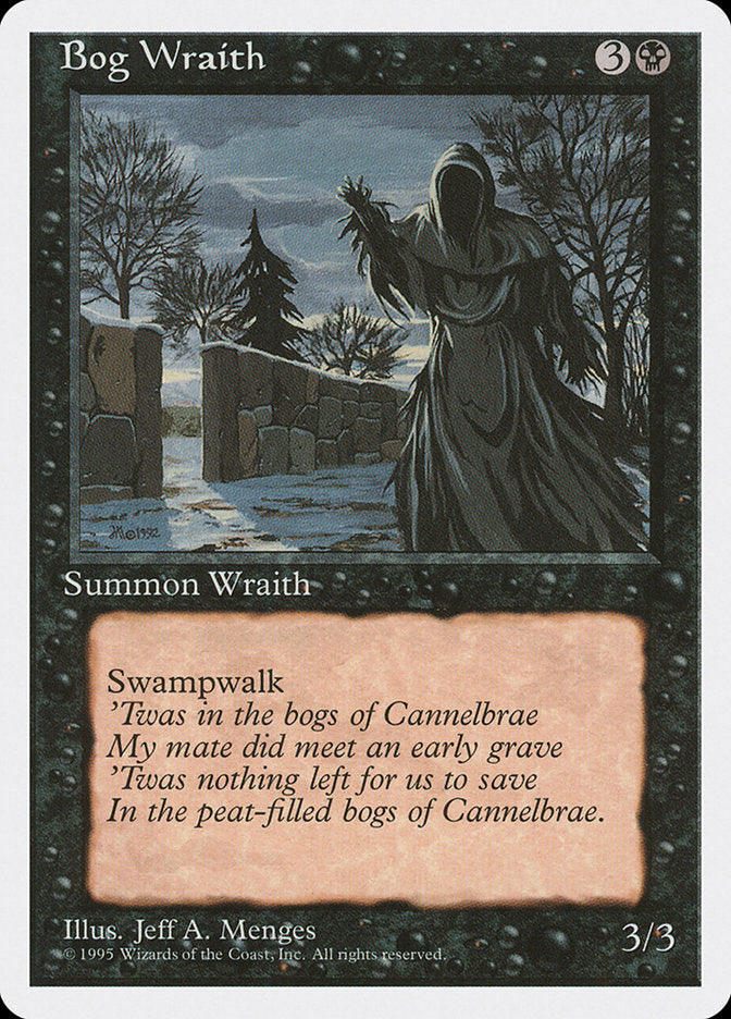 Bog Wraith, Fourth Edition Card Art