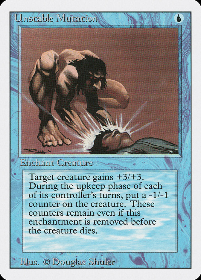 Unstable Mutation, Revised edition Card Art