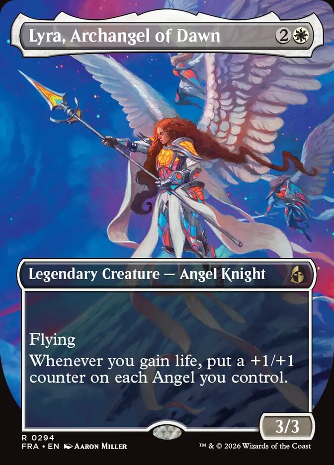 Lyra, Archangel of Dawn, Reality Fracture Card Art