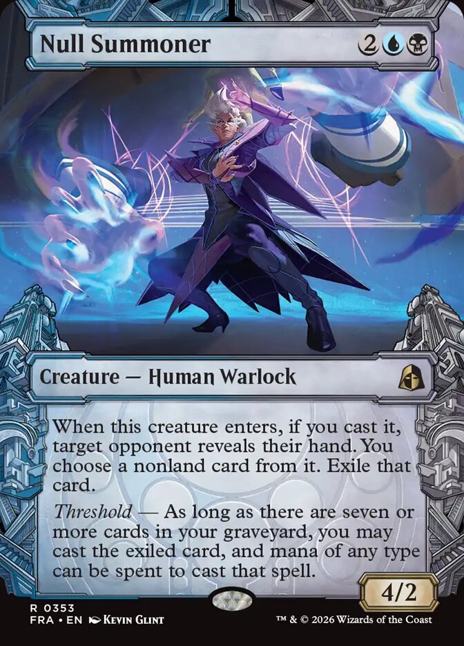Null Summoner, Reality Fracture Card Art