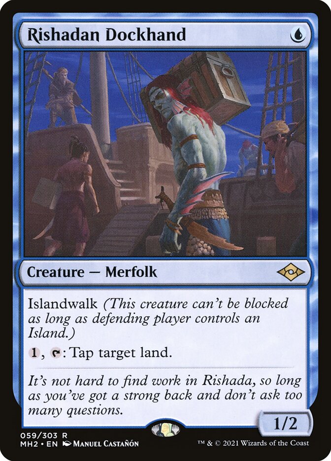 Rishadan Dockhand, Modern horizons 2 Card Art