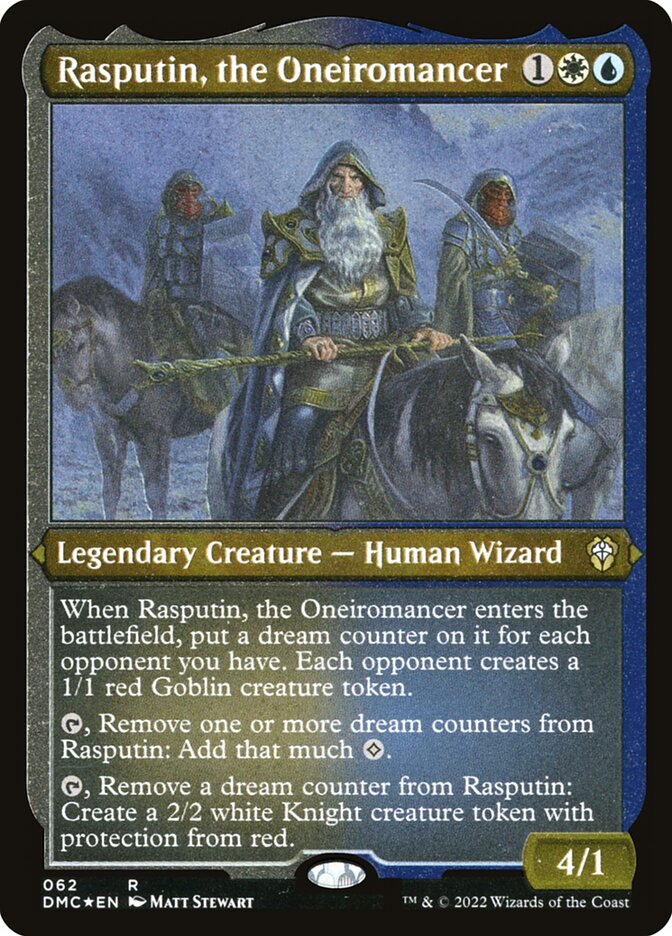 Rasputin, the Oneiromancer, Dominaria United Commander Card Art