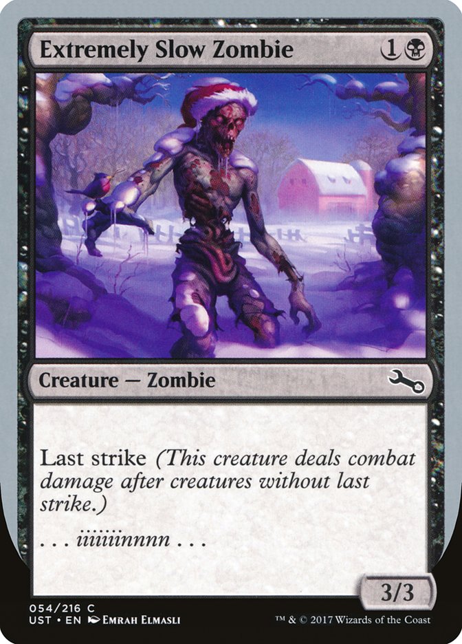 Extremely Slow Zombie, Unstable Card Art