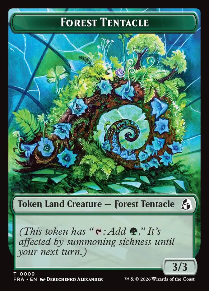 Forest Tentacle, Reality Fracture Tokens Card Art