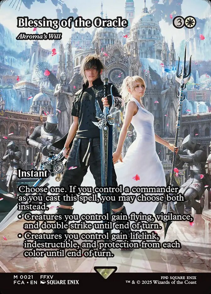 Akroma's Will, Final fantasy: through the ages Card Art