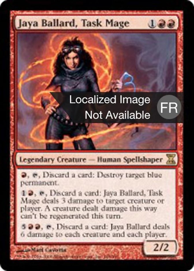 Jaya Ballard, Task Mage, Time Spiral Card Art