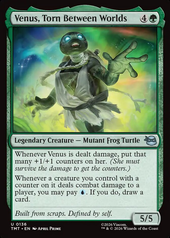 Venus, Torn Between Worlds, Teenage Mutant Ninja Turtles Card Art