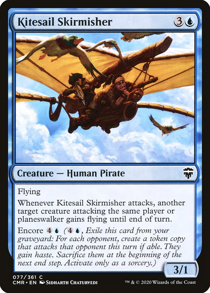 Kitesail Skirmisher, Commander legends Card Art