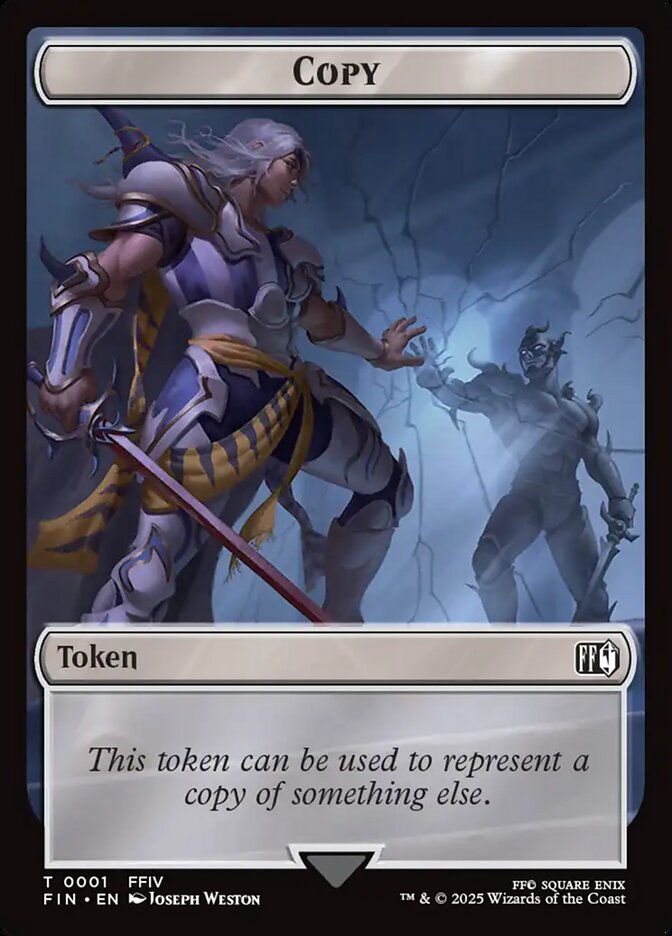 Copy, Final fantasy tokens Card Art