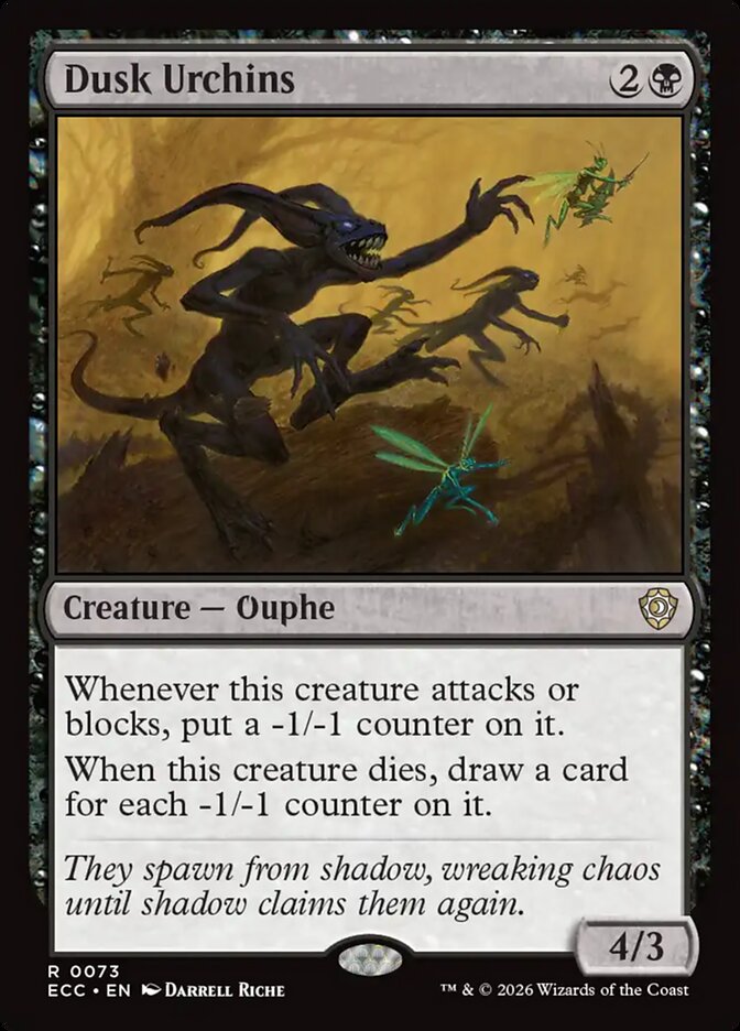 Dusk Urchins, Lorwyn Eclipsed Commander Card Art