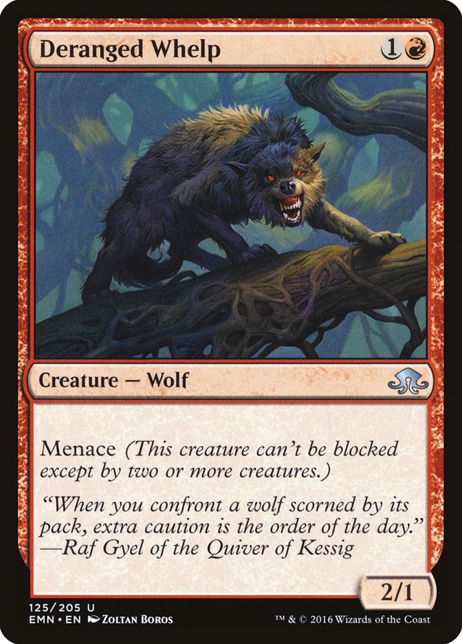 Deranged Whelp, Eldritch moon Card Art