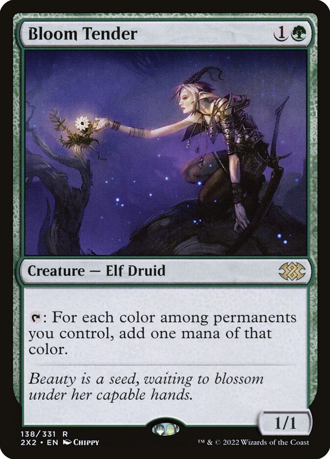 Bloom Tender, Double Masters 2022 Card Art