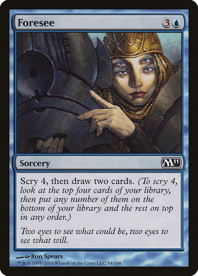 Foresee, Magic 2011 Card Art