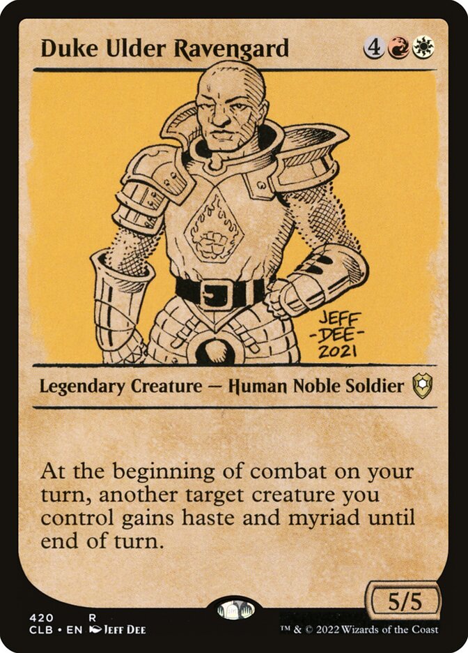 Duke Ulder Ravengard, Commander Legends: Battle For Baldur'S Gate Card Art