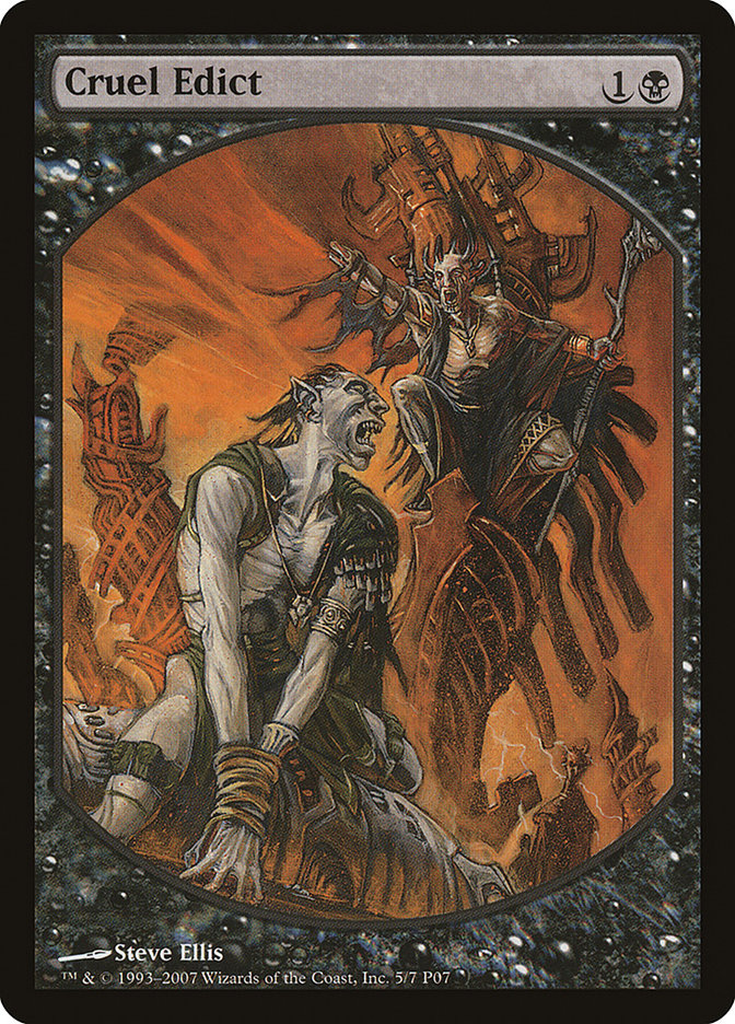 Cruel Edict, Magic Player Rewards 2007 Card Art