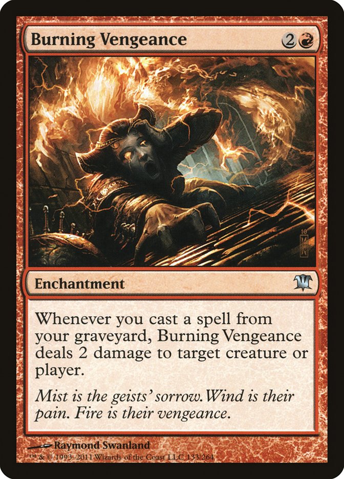 Burning Vengeance, Innistrad Card Art