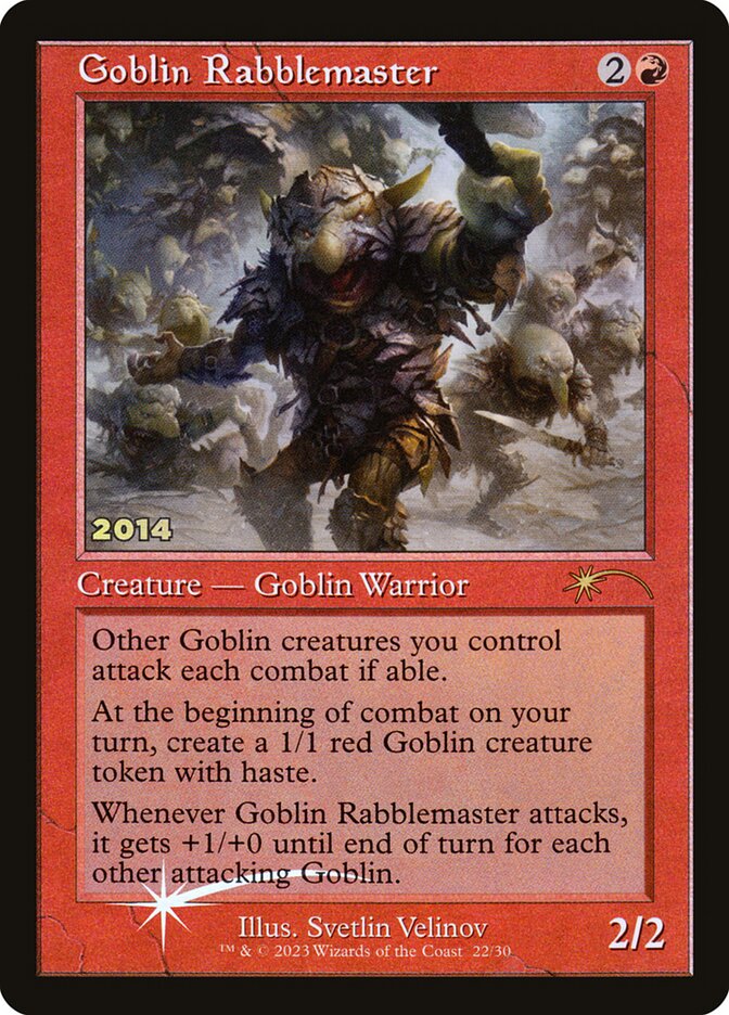 Goblin Rabblemaster - Foil