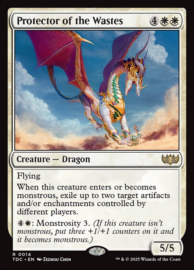 Protector of the Wastes, Tarkir: Dragonstorm Commander Card Art