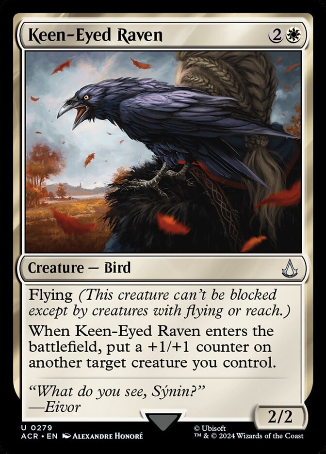 Keen-Eyed Raven, Assassin's creed Card Art
