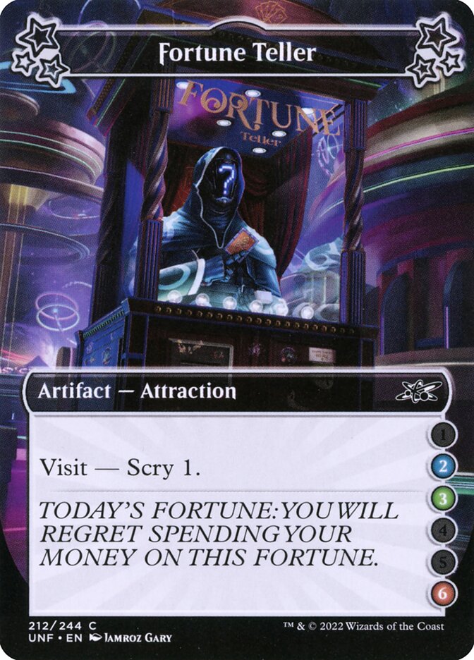 Fortune Teller, Unfinity Card Art