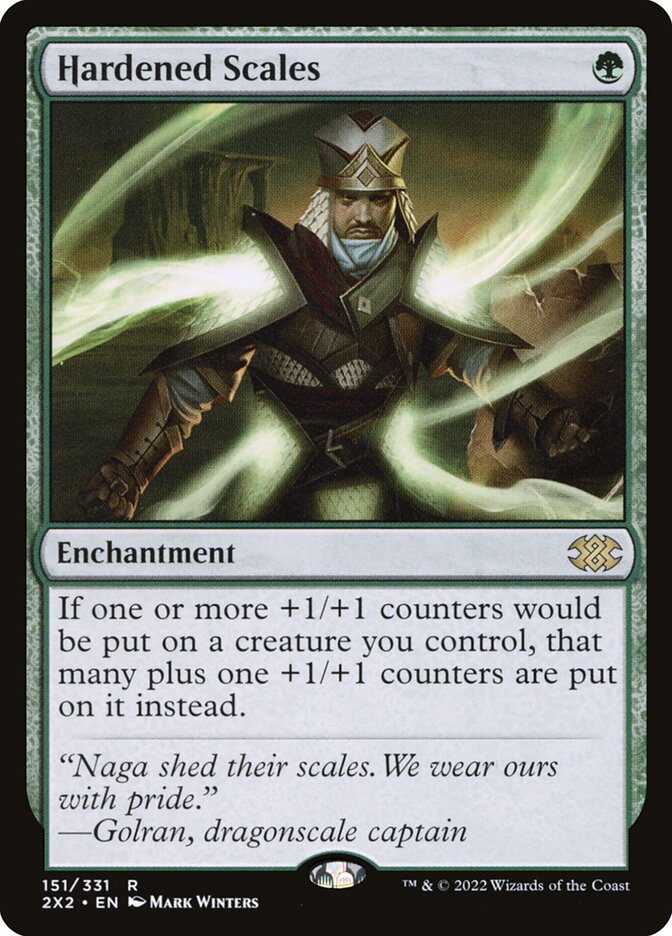 Hardened Scales, Double Masters 2022 Card Art