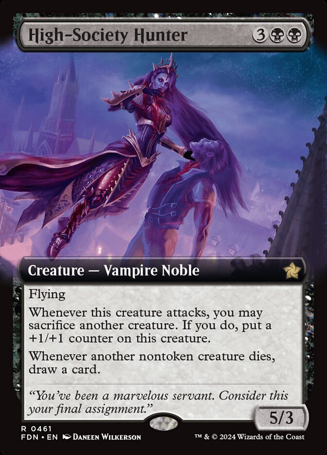 High-Society Hunter, Foundations Card Art
