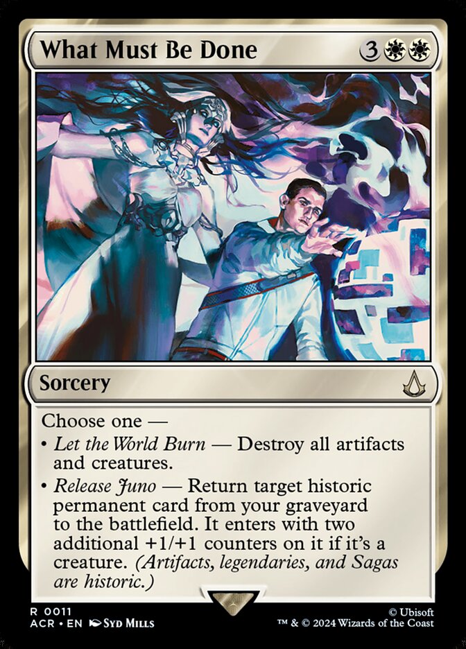 What Must Be Done, Assassin'S Creed Card Art