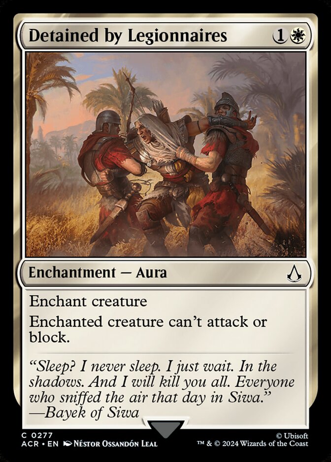 Detained by Legionnaires, Assassin's creed Card Art
