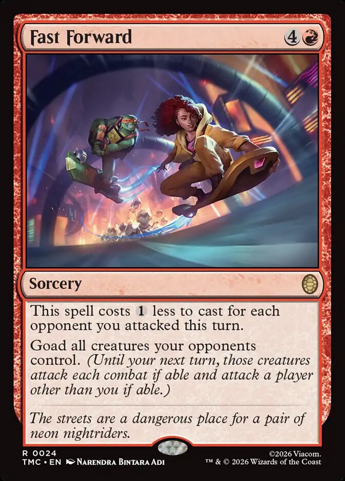 Fast Forward, Teenage Mutant Ninja Turtles Eternal Card Art