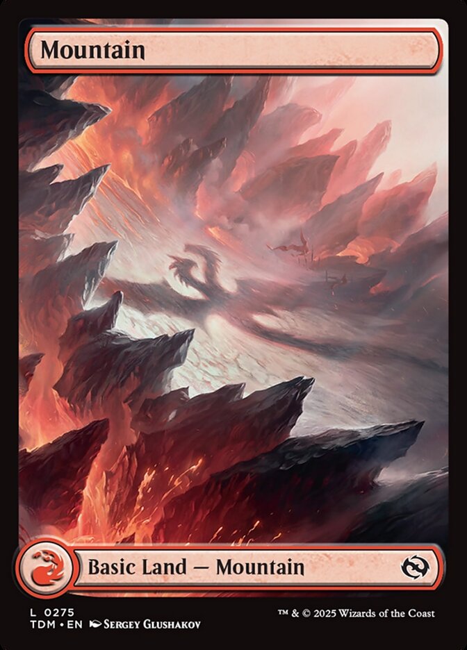 Mountain, Tarkir: dragonstorm Card Art