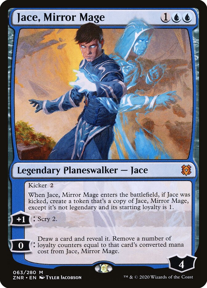 Jace, Mirror Mage, Zendikar Rising Card Art